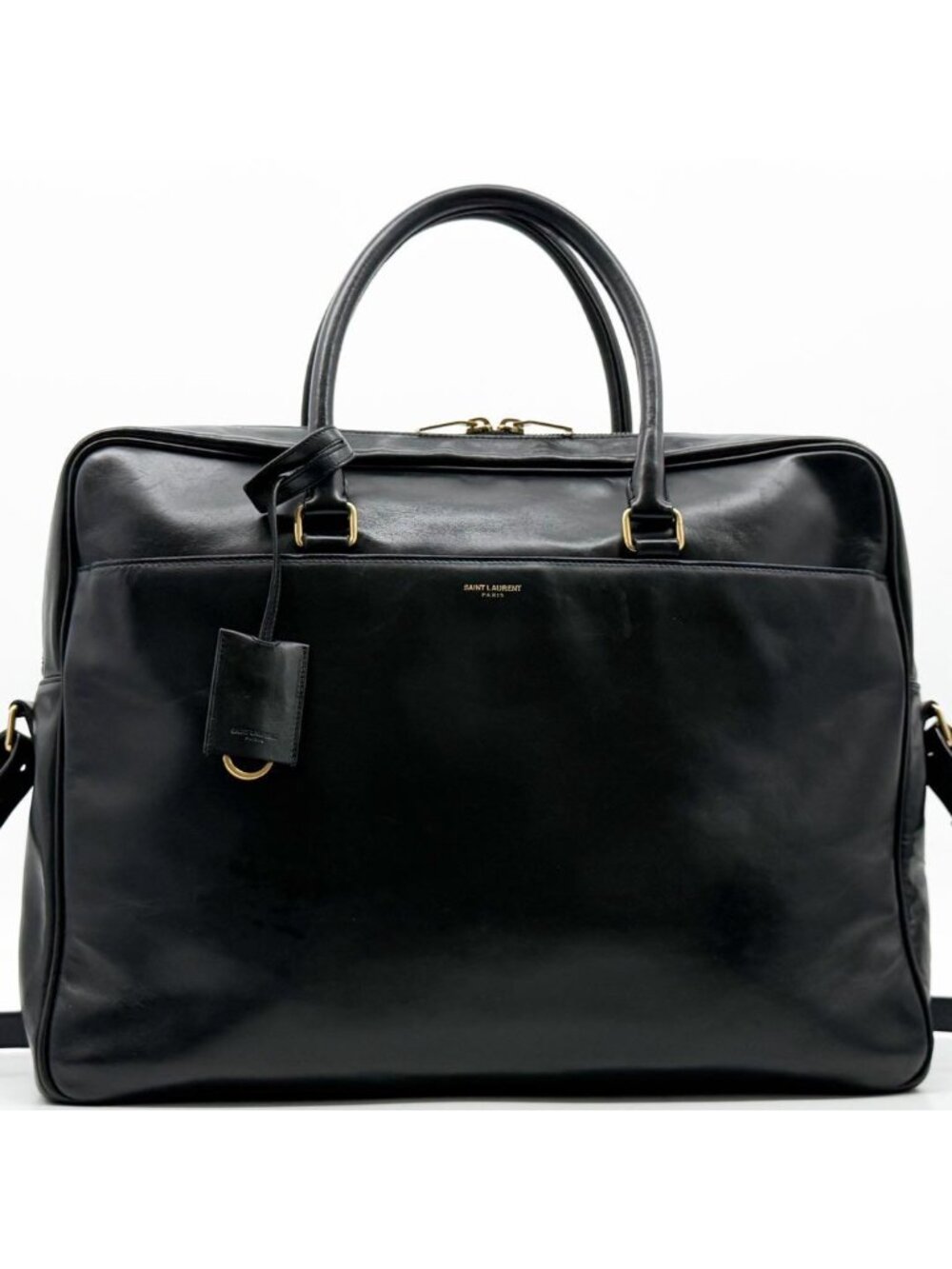 Saint Laurent Museum Briefcase Business 2-Way Leather - Picture 2 of 16